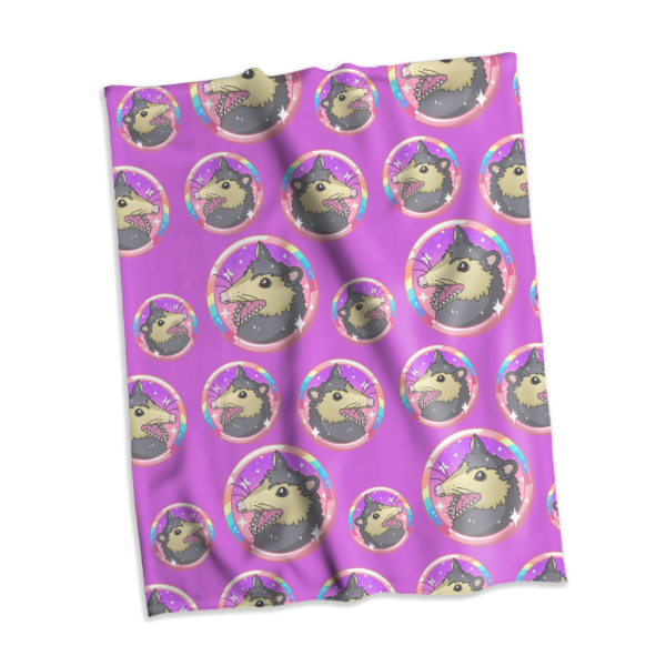 Awesome Possum Minky Blanket