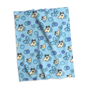 Blueberry Possum Minky Blanket