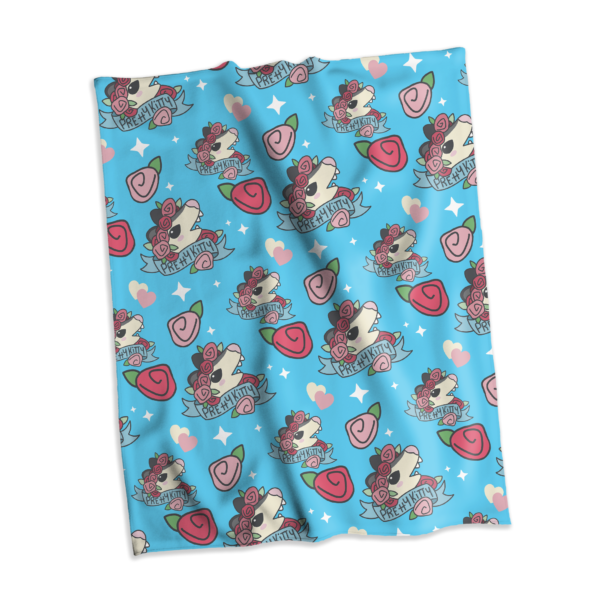 Pretty Kitty Possum Minky Blanket